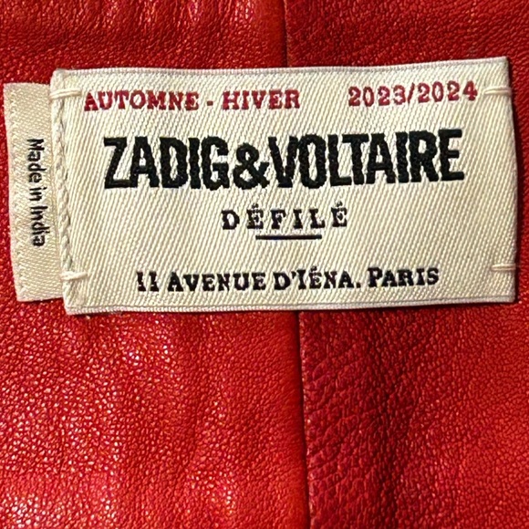 Zadig & Voltaire Junko Leather Skirt - Picture 11 of 14
